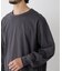 ソフトメランジクルーネックTシャツ 長袖