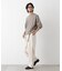 ソフトメランジクルーネックTシャツ 長袖