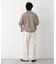 ソフトメランジクルーネックTシャツ 長袖