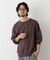ソフトメランジクルーネックTシャツ 長袖