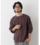 ソフトメランジクルーネックTシャツ 長袖