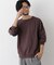 ソフトメランジクルーネックTシャツ 長袖