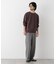 ソフトメランジクルーネックTシャツ 長袖