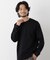 アンチスメルクルーネックTシャツ 長袖