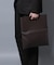 WEB限定／シンセティックレザー2WAYクラッチバッグ