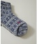 Healthknit／ジャガードソックス 3足セット
