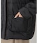 撥水加工ライトダウン リバーシブルノーカラージャケット