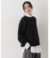 毛玉ができにくいニット クルーネックワイドトップス(セットアップ可)