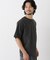 微起毛クロップドTシャツ 半袖