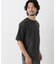 微起毛クロップドTシャツ 半袖