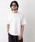 微起毛クロップドTシャツ 半袖