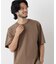 微起毛クロップドTシャツ 半袖