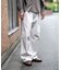 WEB限定／TCツイルワイドタックカーブパンツ