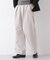 WEB限定／TCツイルワイドタックカーブパンツ