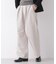 WEB限定／TCツイルワイドタックカーブパンツ