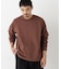WEB限定／度詰めプレーティングクロップドTシャツ長袖