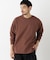 WEB限定／度詰めプレーティングクロップドTシャツ長袖