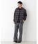コーデュロイチェックシャツ