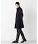 「NEW ON COAT」ウール／Nスタンドカラーコート