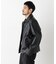 「SURPLUS」 フェイクレザーブルゾン