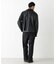 「SURPLUS」 フェイクレザーブルゾン