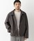 「SURPLUS」 フェイクレザーブルゾン
