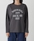 UVカット機能付ロゴプリントロングTシャツ