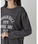 UVカット機能付ロゴプリントロングTシャツ