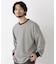 コーマコットン先染めボーダーTシャツ 長袖