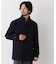 ウール／Nメルトンスタンドカラーコート