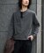 WEB限定／度詰めプレーティングフェードカラークロップドTシャツ長袖