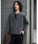 WEB限定／度詰めプレーティングフェードカラークロップドTシャツ長袖