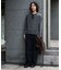 WEB限定／度詰めプレーティングフェードカラークロップドTシャツ長袖