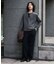 WEB限定／度詰めプレーティングフェードカラークロップドTシャツ長袖