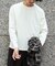 WEB限定／度詰めプレーティングフェードカラークロップドTシャツ長袖