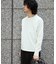 WEB限定／度詰めプレーティングフェードカラークロップドTシャツ長袖