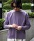 WEB限定／度詰めプレーティングフェードカラークロップドTシャツ長袖
