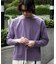 WEB限定／度詰めプレーティングフェードカラークロップドTシャツ長袖
