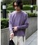 WEB限定／度詰めプレーティングフェードカラークロップドTシャツ長袖