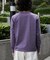WEB限定／度詰めプレーティングフェードカラークロップドTシャツ長袖