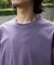 WEB限定／度詰めプレーティングフェードカラークロップドTシャツ長袖