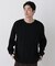 ヘヴィーワッフルクルーネックTシャツ 長袖
