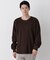 ヘヴィーワッフルクルーネックTシャツ 長袖