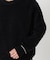 ダブルフェイスモールヤーンクルーネックニット