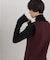 吸湿発熱タートルネックカットトップス