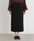 カットスエードサイドニットラインナロースカート(セットアップ可)