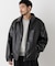 「SURPLUS」フェイクレザーフライトジャケット