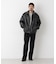 「SURPLUS」フェイクレザーフライトジャケット