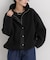 WEB限定／スタンドカラージップボアブルゾン