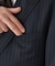 「DamerinoFormal」ウールPペンシルストライプJK／WASHABLE(セットアップ可)